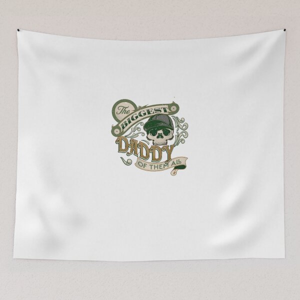 Item preview, Retro Biggest Daddy Skull Hat Vintage Banner designed and sold by EdaProsacco64.