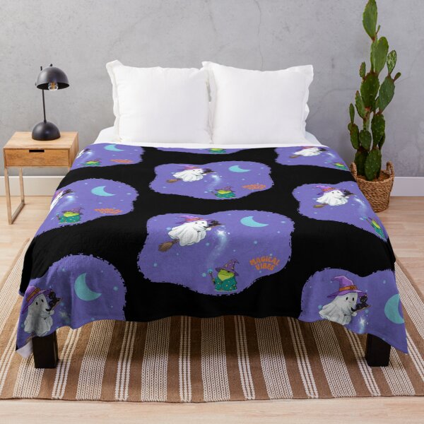 Item preview, Halloween magical vibes - cute ghost and frog designed and sold by 247DesignStudio.