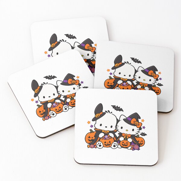 Item preview, Pochacco & Hello Kitty Halloween Kawaii – Sweets and Pumpkins designed and sold by belenskd.