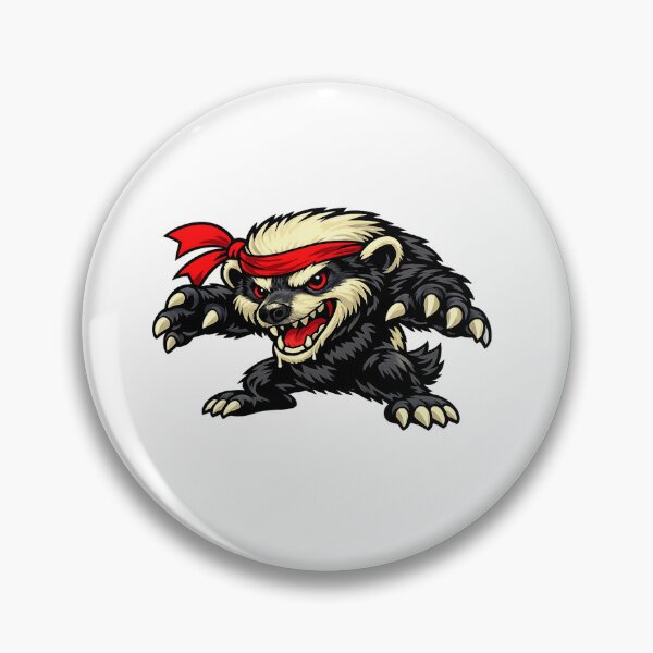 Item preview, Karate Ferocious Honey Badger designed and sold by Minibee-Inc.