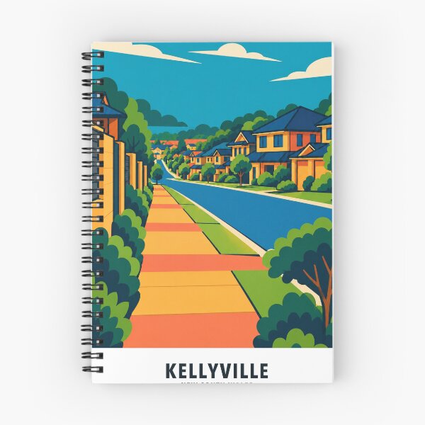 Item preview, Kellyville Leafy Residential Streetscape designed and sold by Print My Town.
