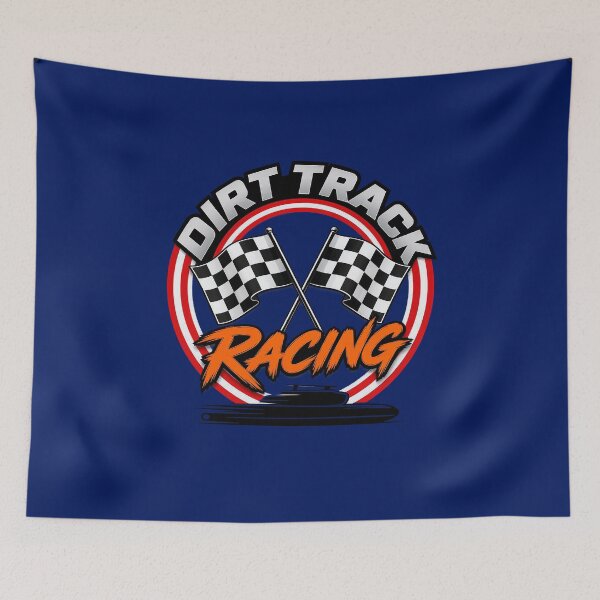 Item preview, Dirt Track Racing Checkered Flag Vintage American Muscle designed and sold by enochtucker.