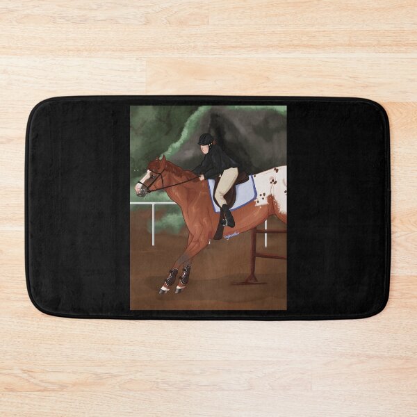 Item preview, Equestrian Jumper Riding a Horse designed and sold by J-Mindful.
