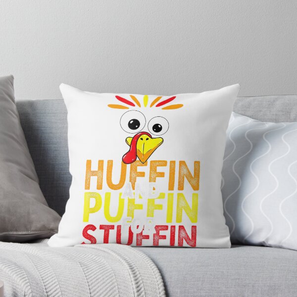 Item preview, Huffin and Puffin for Stuffin Funny Thanksgiving Turkey Trot T-Shirt designed and sold by gidget-gadget.