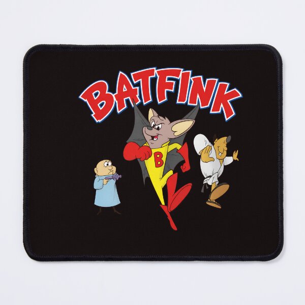 Item preview, BATFINK Retro Cartoon Hero designed and sold by madebyleeshy.