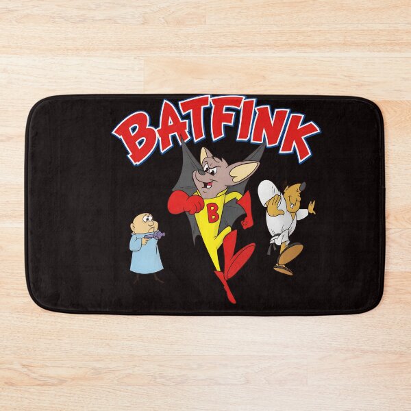 Item preview, BATFINK Retro Cartoon Hero designed and sold by madebyleeshy.