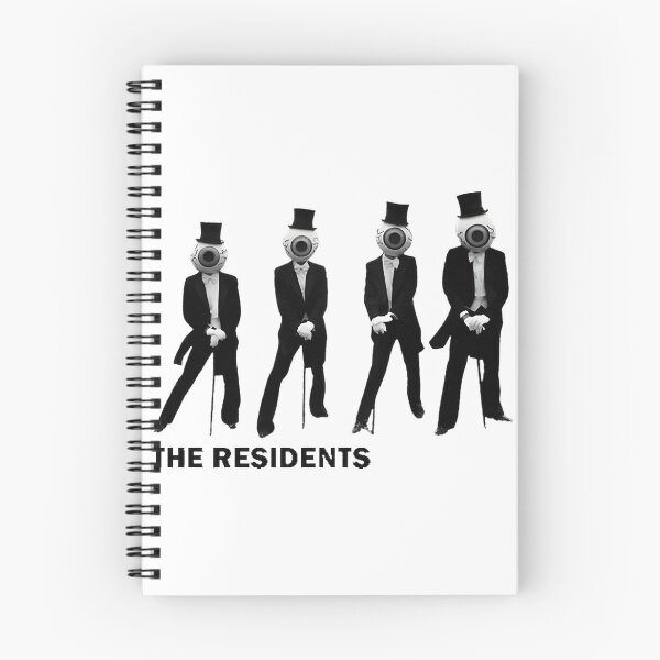Item preview, The Residents Band Lineup Illustration Design designed and sold by Riddle-ex.