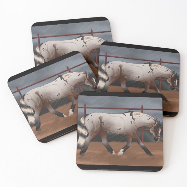 Item preview, Beautiful Appaloosa Horse Walking in the Rain designed and sold by J-Mindful.