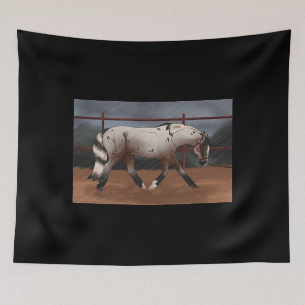 Item preview, Beautiful Appaloosa Horse Walking in the Rain designed and sold by J-Mindful.
