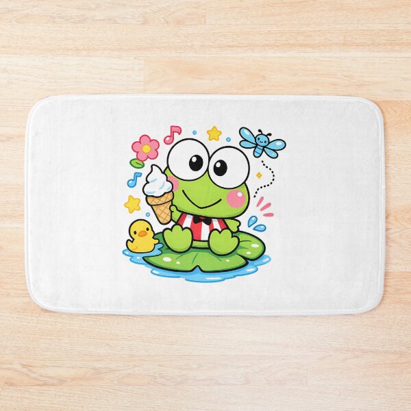 Item preview, Happy Keroppi With Ice Cream And Ducky designed and sold by lyledi-erdre.