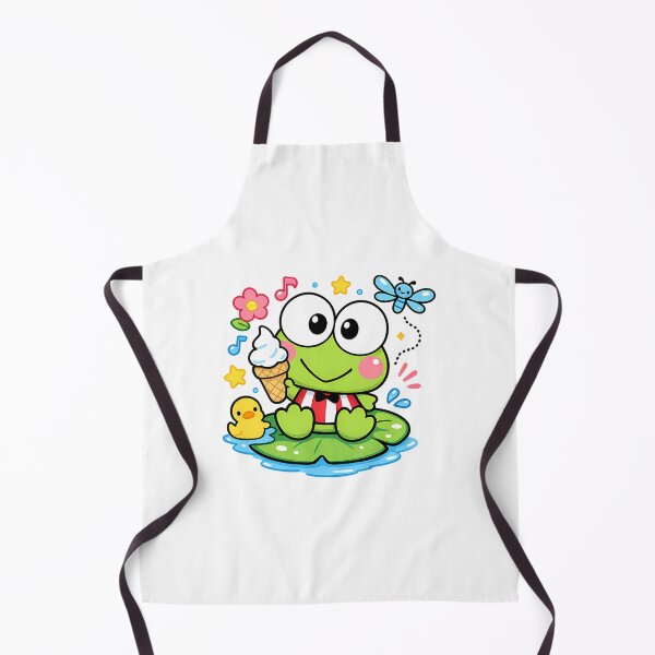 Item preview, Happy Keroppi With Ice Cream And Ducky designed and sold by lyledi-erdre.