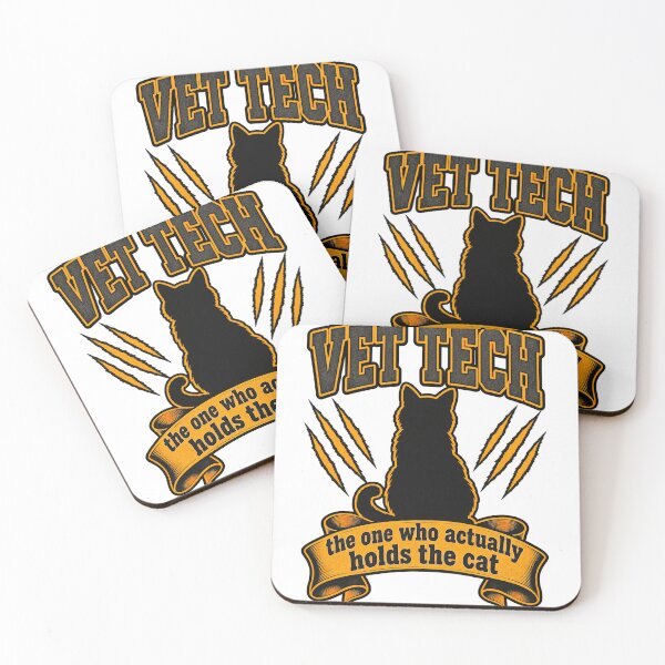 Item preview, Vet Tech the One Who Actually Holds the Cat Funny Gift designed and sold by ys96.