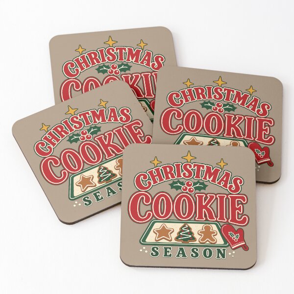 Artikelvorschau, Weihnachtsplätzchenzeit – Vintage-Bäckereidesign entworfen und verkauft von  MAD's Recreation Studio.