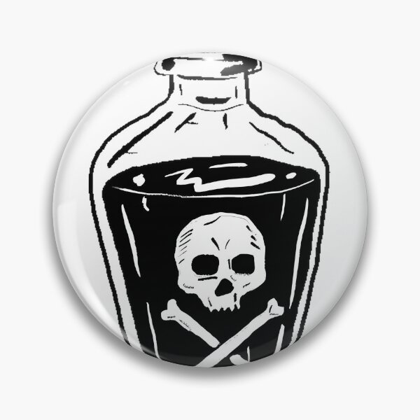 Artikelvorschau, Mystische, hexenhafte Giftflaschenillustration mit Vintage-Zaubertrank-Flair entworfen und verkauft von ShadyPureEvil.