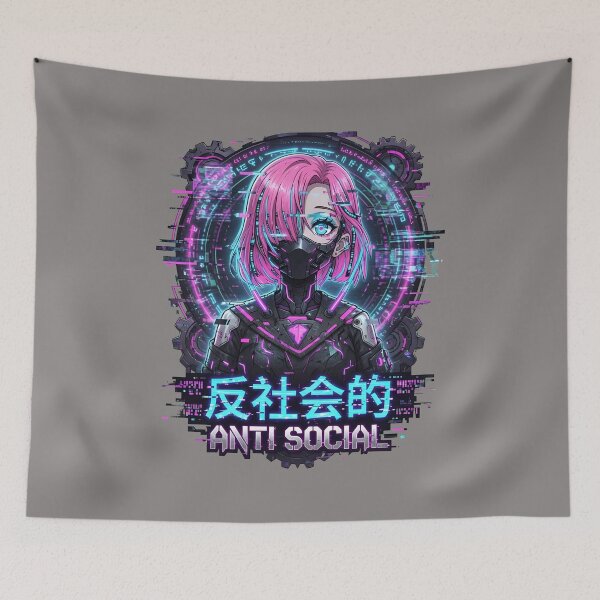 Item preview, Glitch Girl Masked Aesthetic Triangles-56 designed and sold by DanielSteinmetz.