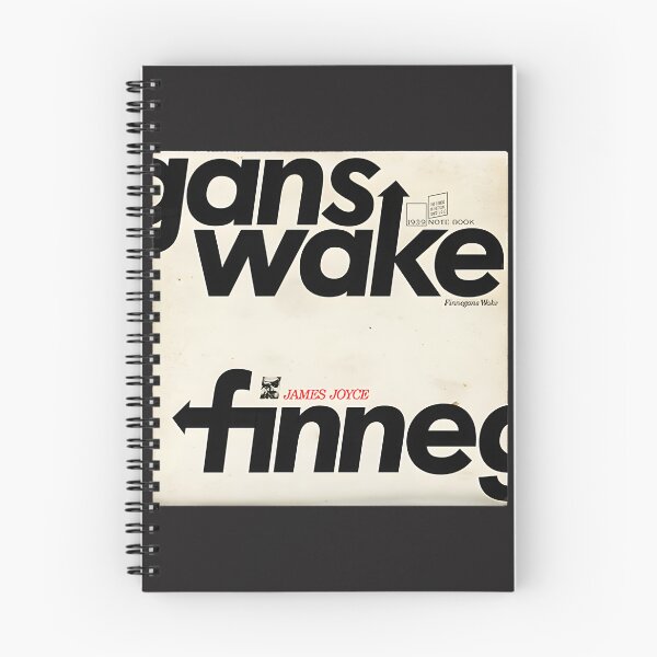 Aperçu de l'œuvre Carnet de notes inspiré de Finnegans Wake, avec références littéraires et hommage à James Joyce créée et vendue par DeanUrevig.