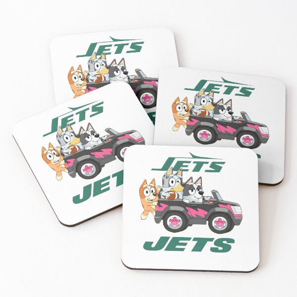 Item preview, Bluey Jetss Family Fun Car NFL Football Fan designed and sold by Kleinpixel.