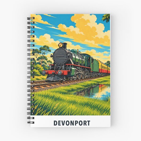 Item preview, Devonport Don River Railway Steam Train designed and sold by Print My Town.
