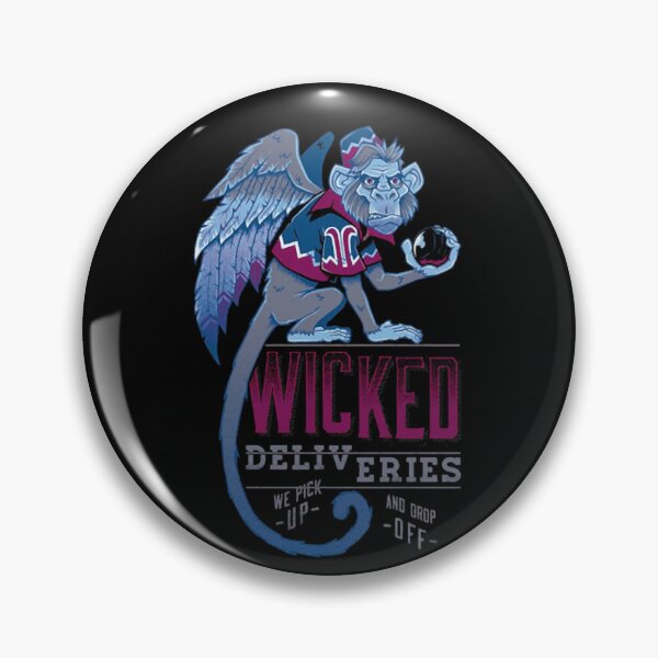 Item preview, Wicked Deliveries Flying Monkey Sport Mascot designed and sold by InesKreiger46.