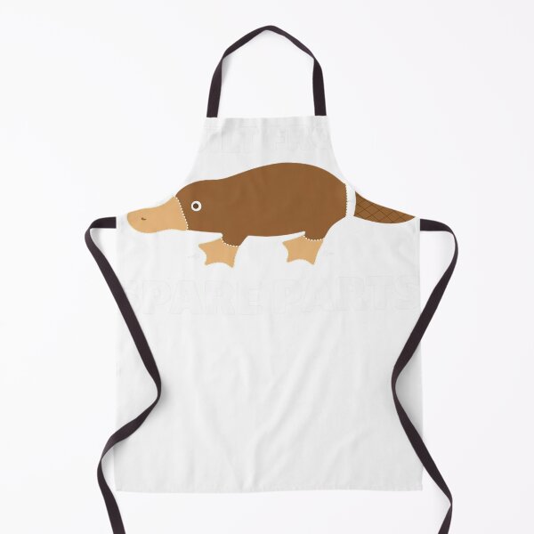 Artikelvorschau, Built From Spare Parts Funny Platypus Lover Gift entworfen und verkauft von HappyVibration.