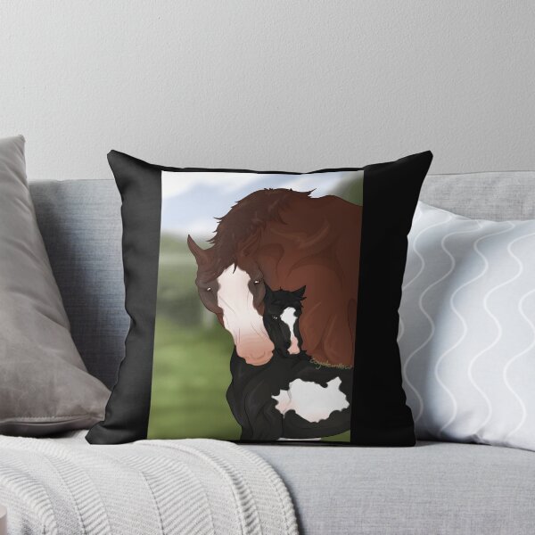 Item preview, Mother and Foal Equine Illustration designed and sold by J-Mindful.