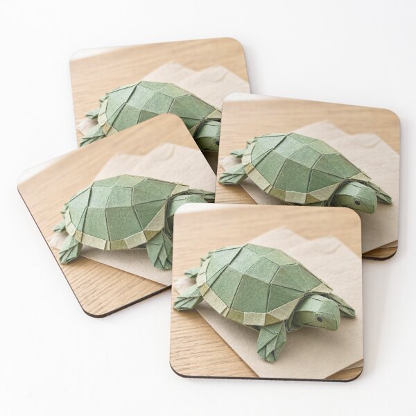 Item preview, Tortuga de origami verde designed and sold by BlueBerry45.