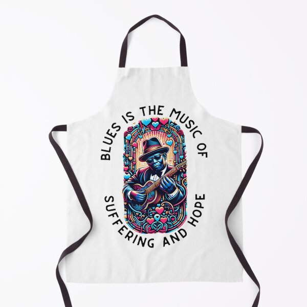 Item preview, Blues Music of Suffering and Hope Inspired by B B King - Soulful Guitar Art designed and sold by ATGR.