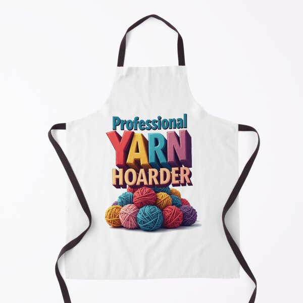 Artikelvorschau, Professional Yarn Hoarder Funny Knitting Crochet Gift entworfen und verkauft von epic-phrases.