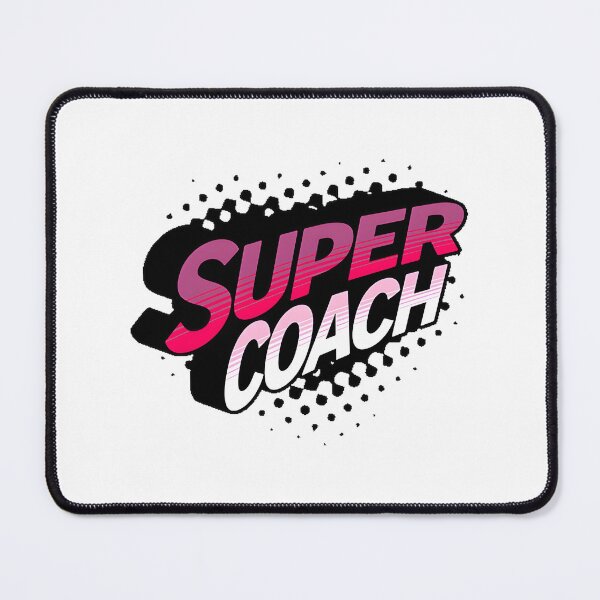 Item preview, Super Coach Best Coach Ever Design in Pink for Motivational Gifts designed and sold by moharchi.
