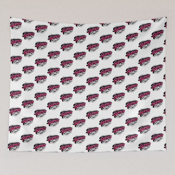 Item preview, Super Coach Best Coach Ever Design in Pink for Motivational Gifts designed and sold by moharchi.