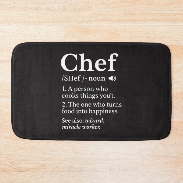 Item preview, Chef Definition Typography Design - Culinary Cooking Quote Art designed and sold by thiefofblood0w0.