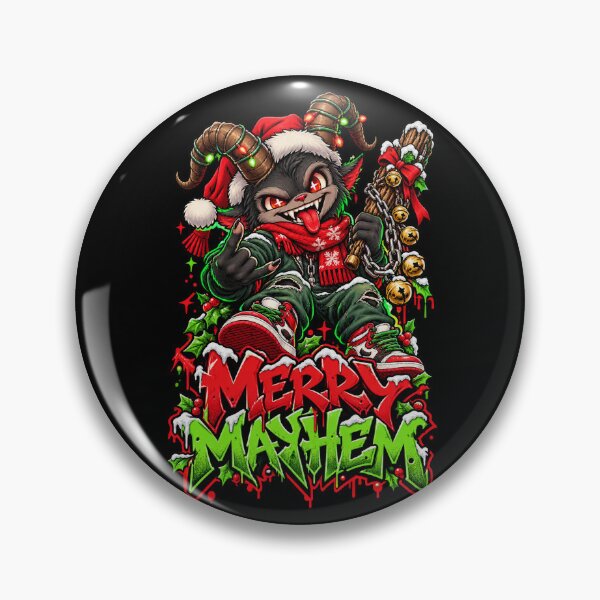 Item preview, Merry Mayhem - Christmas Krampus Streetwear designed and sold by Visual Dept..