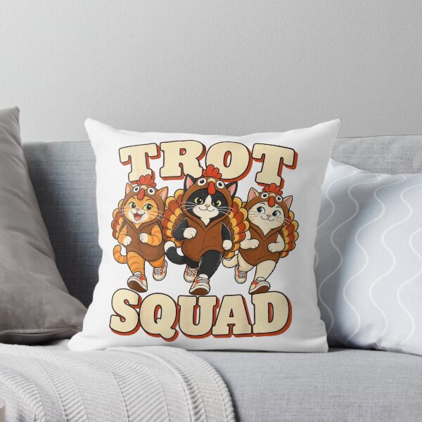 Item preview, Funny Thanksgiving Turkey Trot Cats Running T-Shirt T-Shirt designed and sold by MyAnimations.