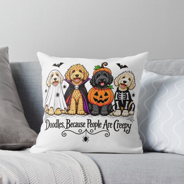 Item preview, Doodles Because People Are Creepy Halloween designed and sold by Brasovbit.