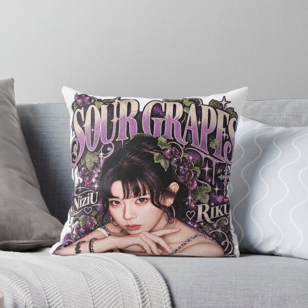 Item preview, Concepto de hojas de vid con uvas agrias de NiziU Riku designed and sold by Valereekmerch.