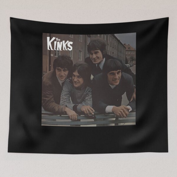 Item preview, Cuatro miembros de la banda apoyados en la barandilla designed and sold by AFKChic.