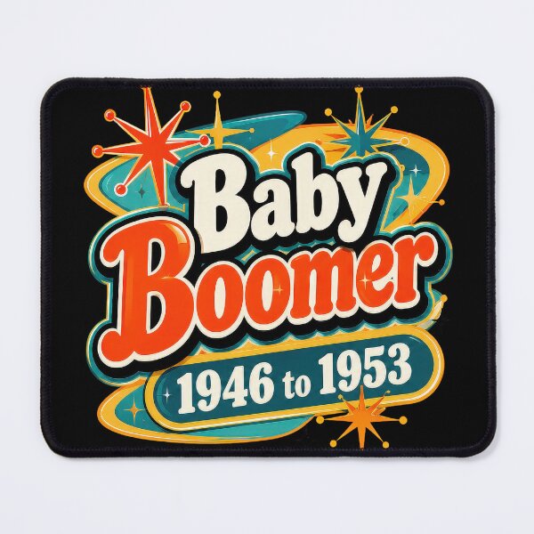 Artikelvorschau, Babyboomer 1946-1953 entworfen und verkauft von Ray's Photos & Art.