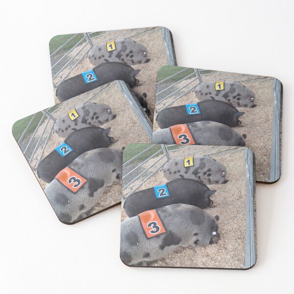 Item preview, 3 Adult Racing ? Pigs ?  designed and sold by breakmydreams.