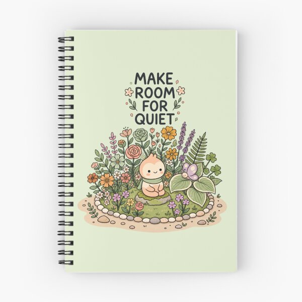 Item preview, Make Room for Quiet | Cute Nature Inspirational Quote designed and sold by MrDev.