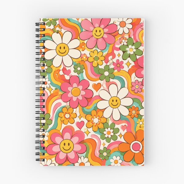 Item preview, Groovy Retro Flower Pattern – 70s Colorful Floral Aesthetic designed and sold by RJACreative.