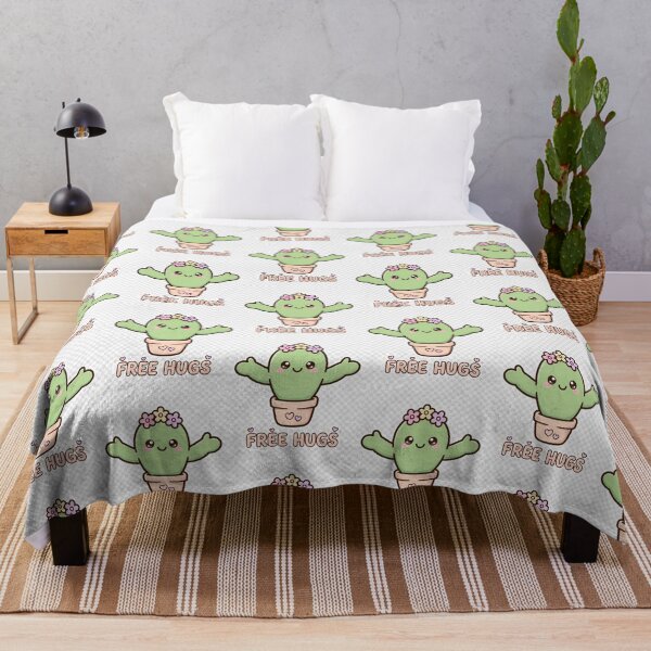 Item preview, Free Hugs - Cactus Kawaii Divertido Irónico designed and sold by Visual Dept..