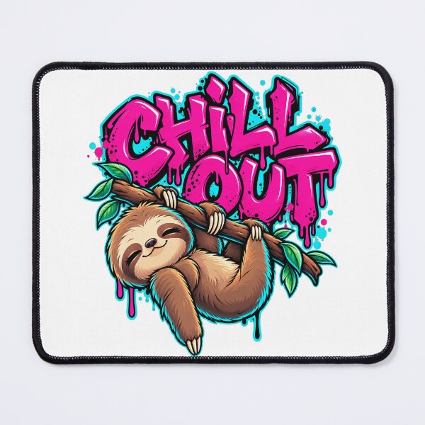 Item preview, Chill Out - Graffiti Sloth designed and sold by Visual Dept..