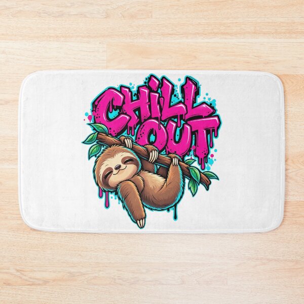 Item preview, Chill Out - Graffiti Sloth designed and sold by Visual Dept..