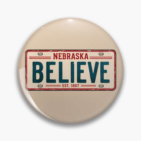 Item preview, Believe License Plate Nebraska designed and sold by pikes84.