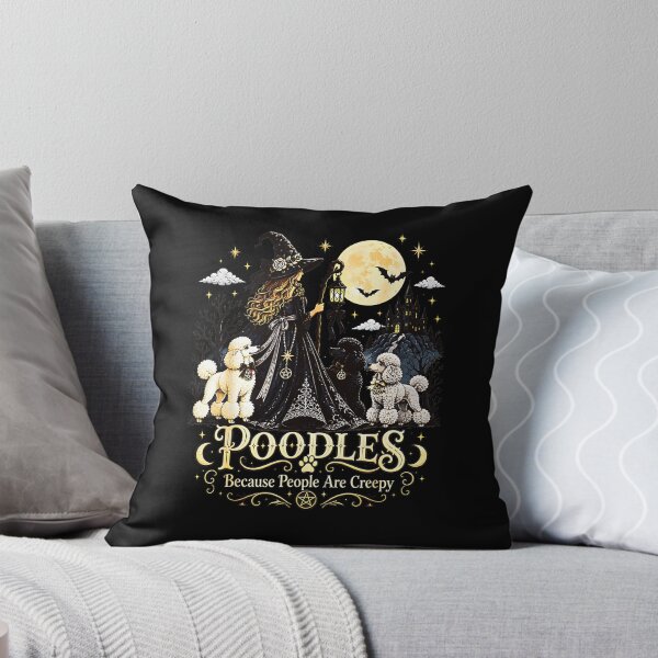 Item preview, Poodles Because People Are Creepy Halloween designed and sold by Brasovbit.