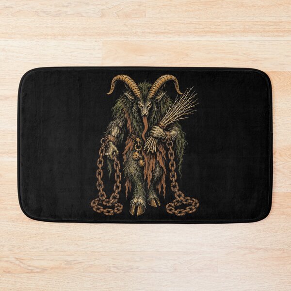 Item preview, Krampus With Chains Dark Folklore Print designed and sold by The Mellonaire.