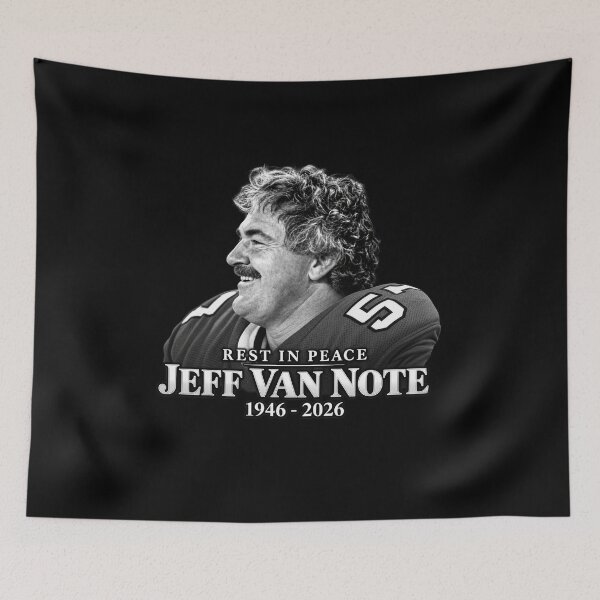 Aperçu de l'œuvre Hommage à Jeff Van Note — NFL créée et vendue par DogWorldArt.