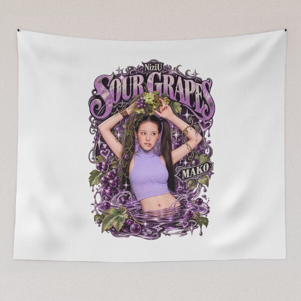 Item preview, NiziU Mako Sour Grapes Grapevine Visual designed and sold by Valereekmerch.