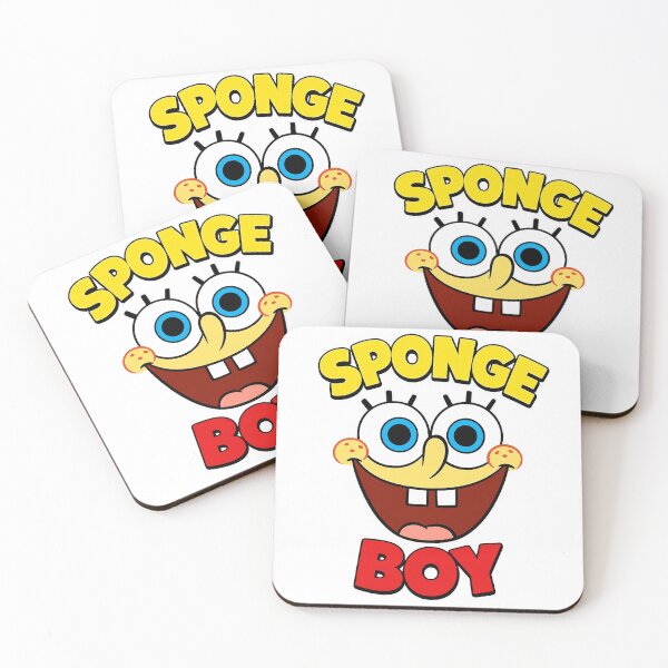 Item preview, Sponge Boy Happy Cartoon designed and sold by BearOgraph.