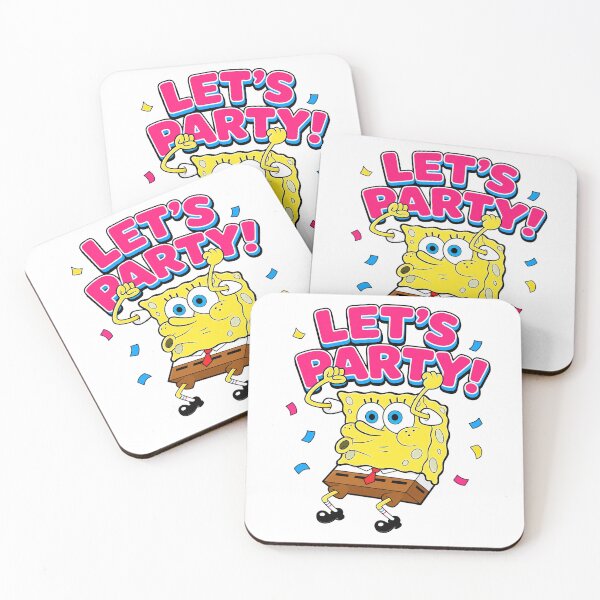 Item preview, Let's Party Sponge Cartoon designed and sold by BearOgraph.